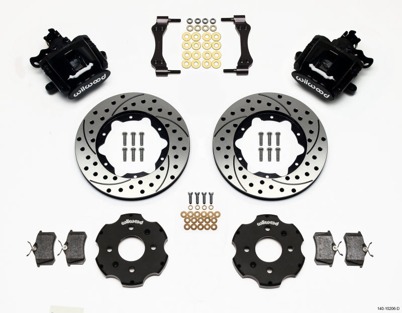 Wilwood Combination Parking Brake Rear Kit 11.00in Drilled Civic / Integra Disc 2.39 Hub Offset